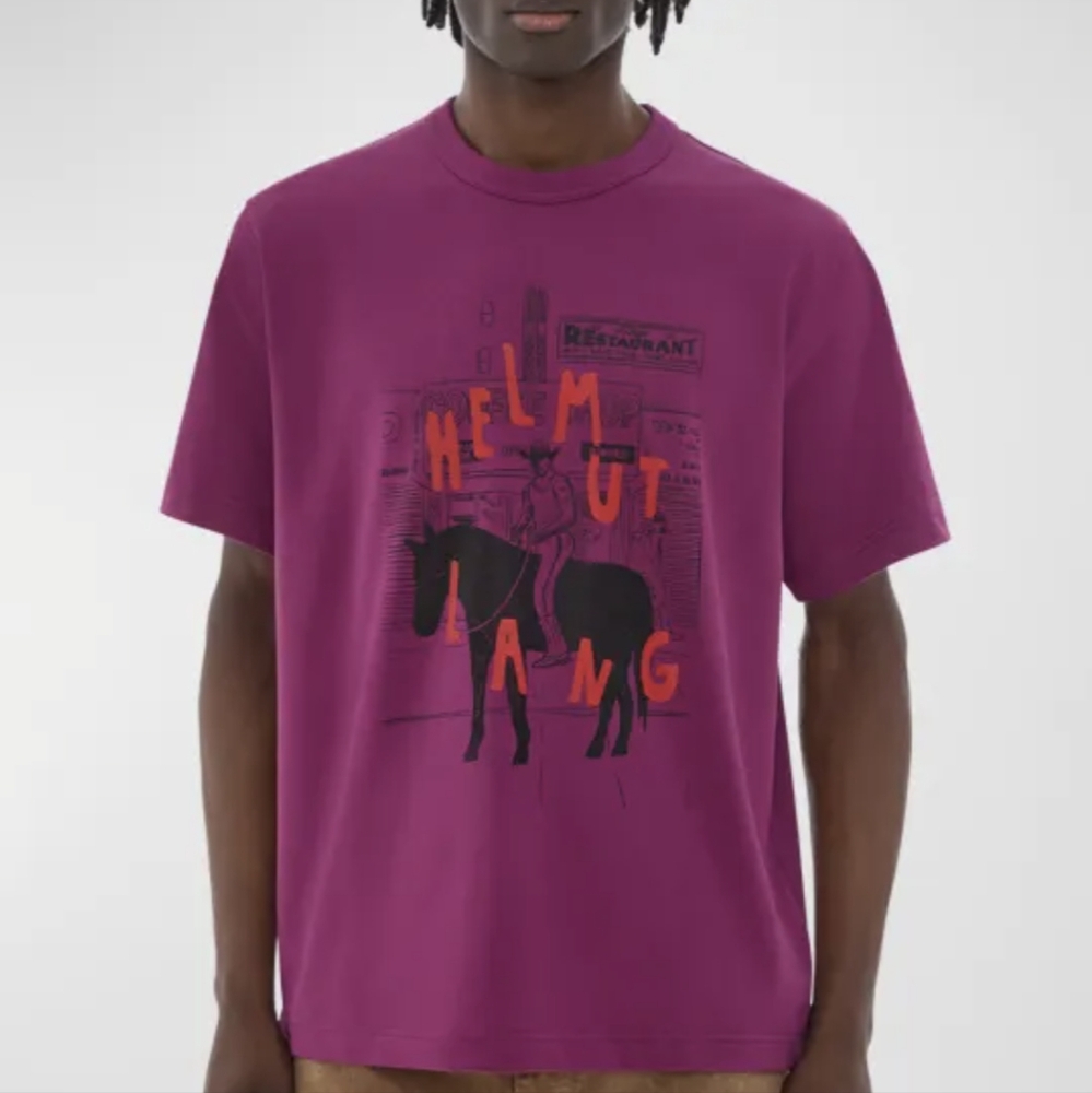 🆕Helmut Lang Graphic Crew Tee